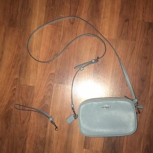 Crossbody to Wristlet Coach Leather Purse